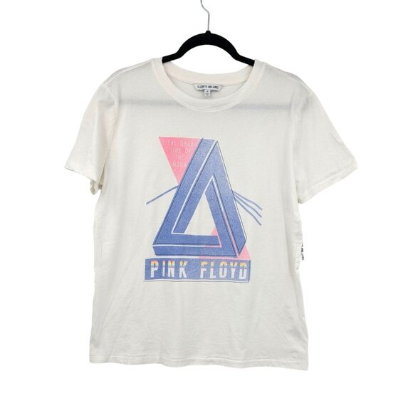 Elizabeth And James T-Shirt Women Size M Pink Floyd Graphic Print Rock Band 70s - Picture 1 of 9